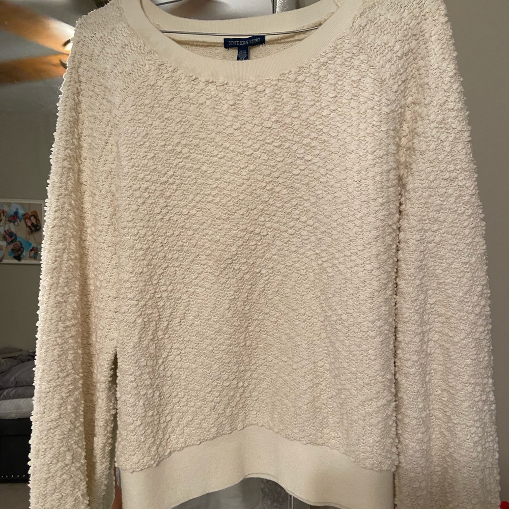 southern shirt company white popcorn jacket